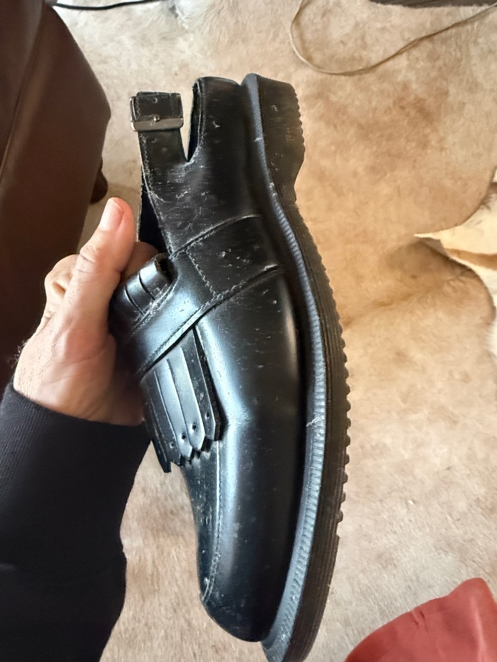 Dr Martens Valentine Slingback
Tassel fringe  Loafer Wingtip Oxford
Shoes Sz 9 - Picture 4 of 8